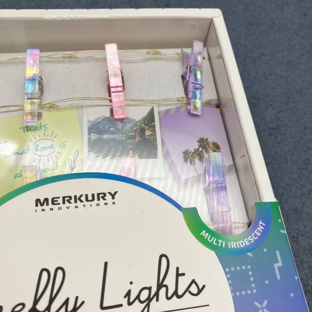 New Firefly Lights Mini Clip LED String Lights 15Ft 36 Warm 16 Clips Battery Ope